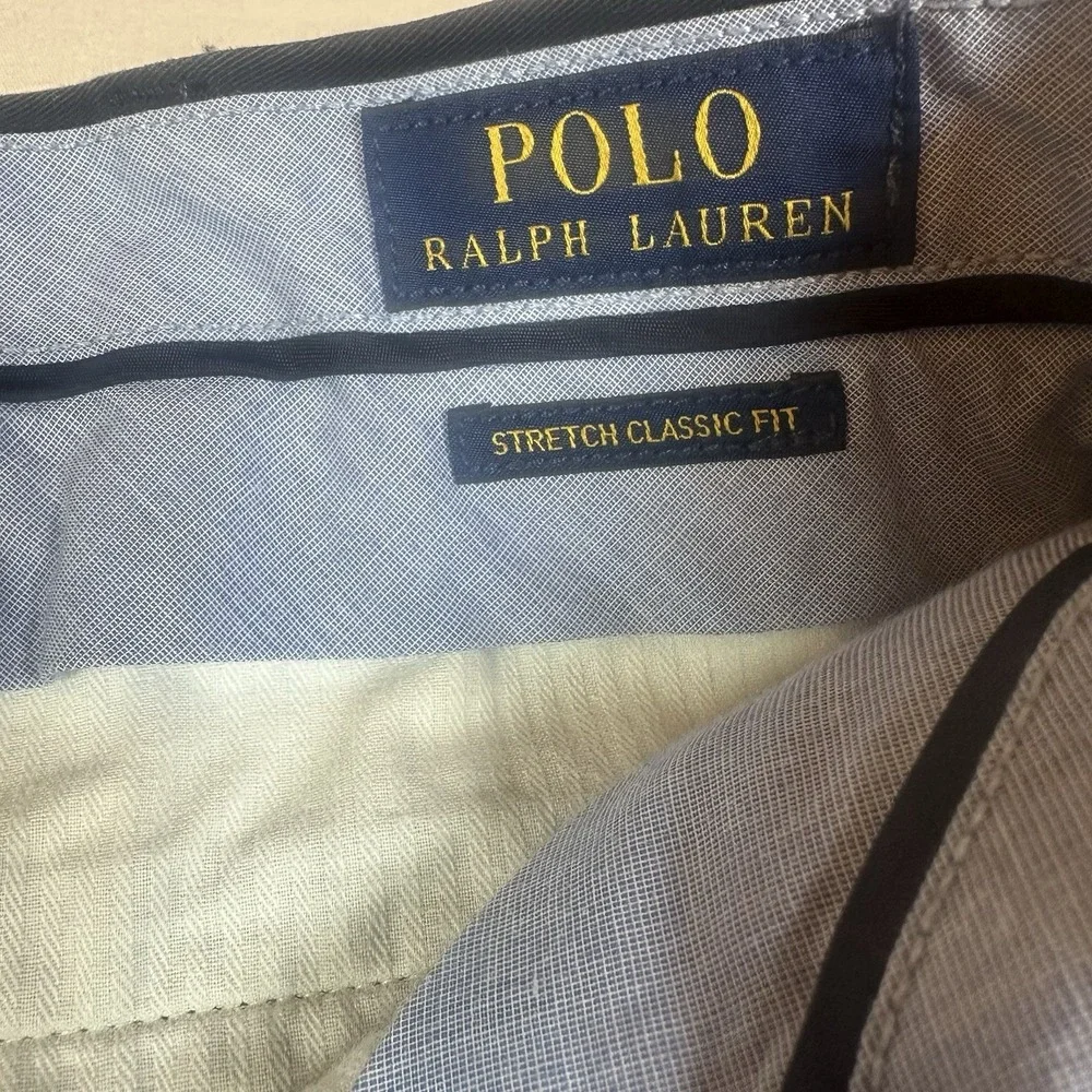 Polo‎ Ralph Lauren Mens Shorts 34 X 10 Stretch Classic Fit Navy Blue Preppy